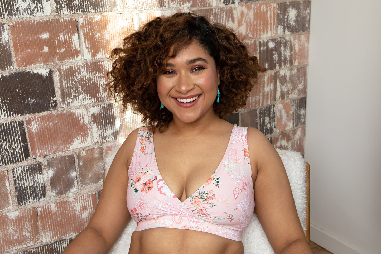 ASY Paisley Pink Bralette